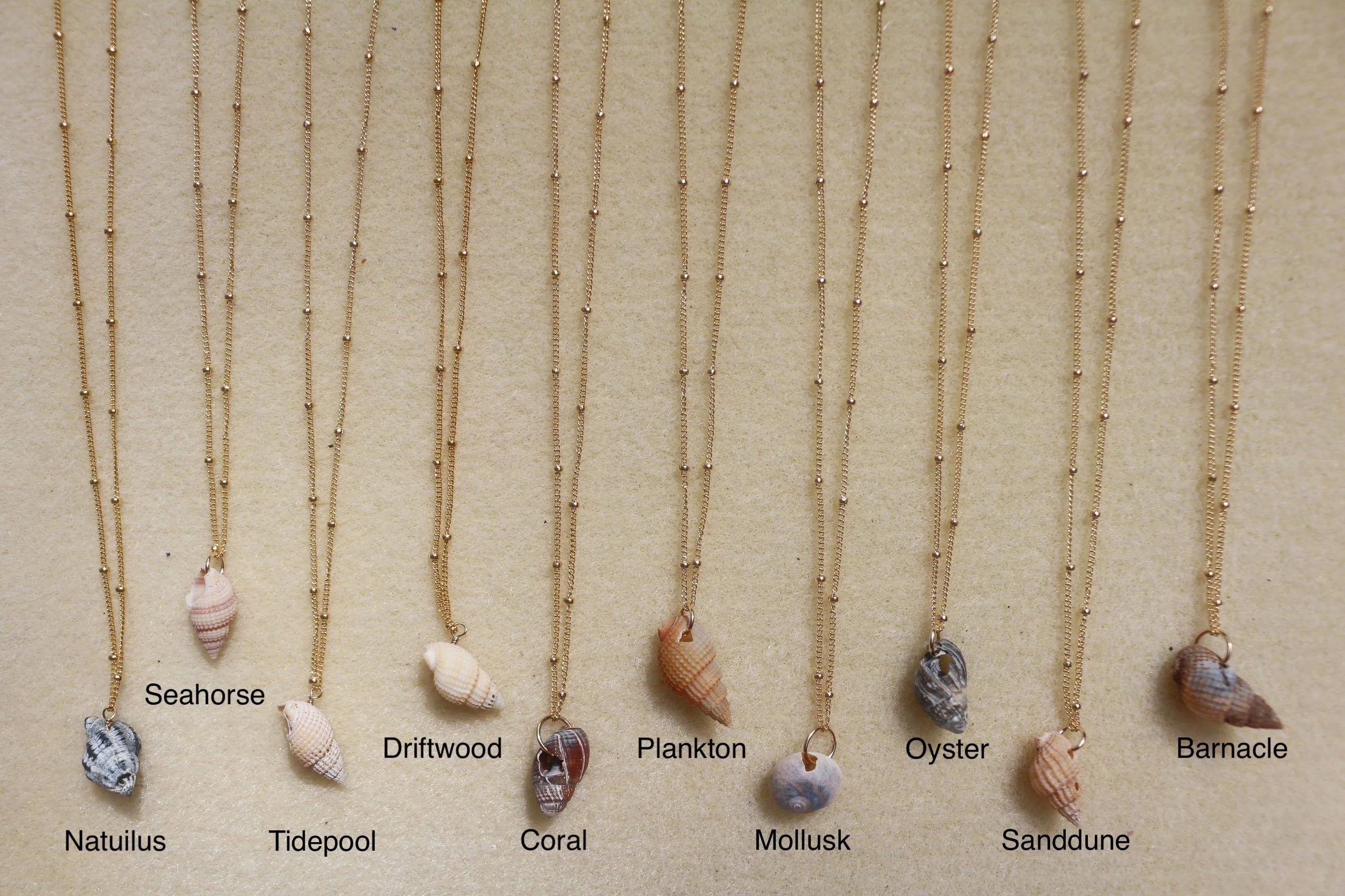 Types of deals shell jewelry